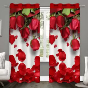 P.R trend 153 cm (5 ft) Polyester Window Curtains