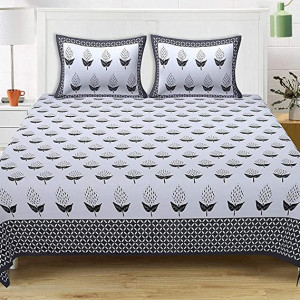 Double King Size Bedsheet with Pillow Covers5