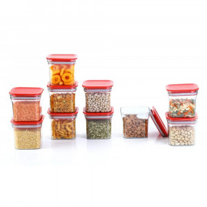 Faverito Plastic KitKat Storage Container 600 ML (Set Of 10)-3