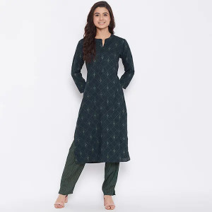 Block Print Straight Kurta Set-2