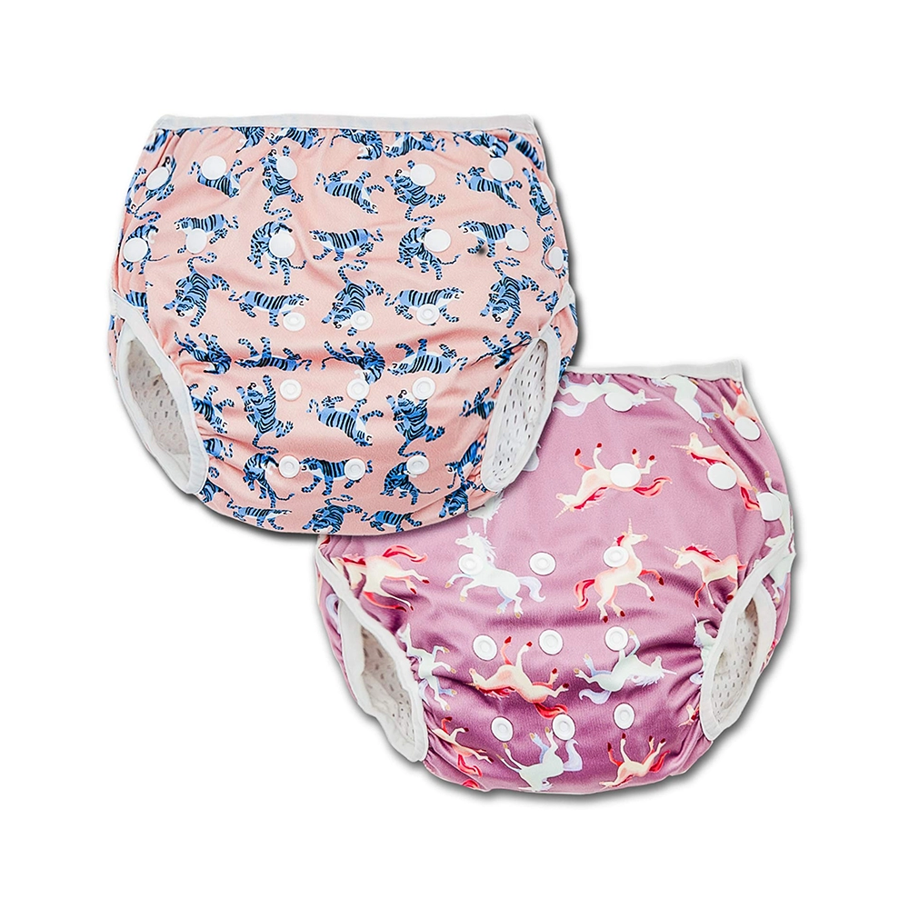 Reusable Girls Swim Diaper / Baby Swim Diaper / Large Reusable Swim